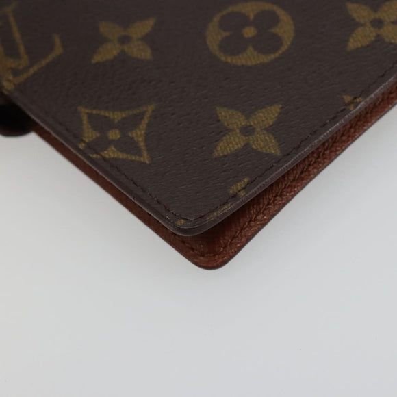 LOUIS VUITTON Monogram Agenda PM Day Planner Cover R20005 LV Auth BA13428