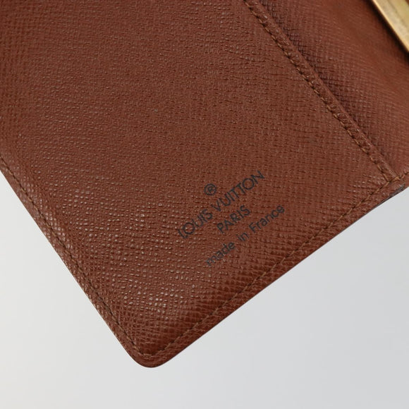 LOUIS VUITTON Monogram Agenda PM Day Planner Cover R20005 LV Auth BA13428