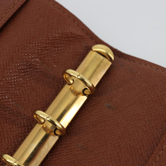 LOUIS VUITTON Monogram Agenda PM Day Planner Cover R20005 LV Auth BA13428