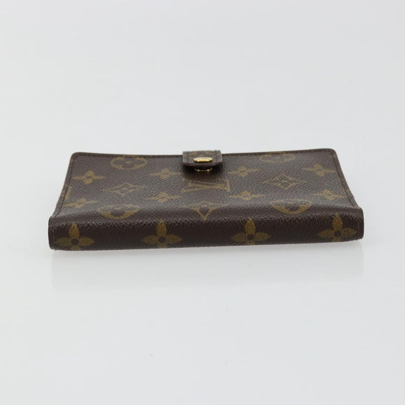 LOUIS VUITTON Monogram Agenda PM Day Planner Cover R20005 LV Auth BA13428