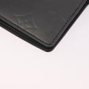 LOUIS VUITTON Monogram mat Agenda PM Planner Cover Black R20932 Auth BA13431A-15