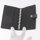 LOUIS VUITTON Monogram mat Agenda PM Planner Cover Black R20932 Auth BA13431A-8