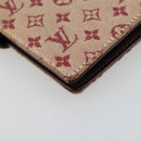 LOUIS VUITTON Monogram Mini Agenda PM Dagplannerhoes Rood R20912 Auth BA13432-17