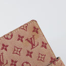 LOUIS VUITTON Monogram Mini Agenda PM Dagplannerhoes Rood R20912 Auth BA13432-7