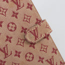 LOUIS VUITTON Monogram Mini Agenda PM Dagplannerhoes Rood R20912 Auth BA13432-18