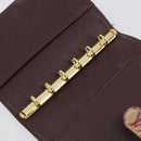 LOUIS VUITTON Monogram Mini Agenda PM Dagplannerhoes Rood R20912 Auth BA13432-22