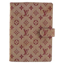 LOUIS VUITTON Monogram Mini Agenda PM Dagplannerhoes Rood R20912 Auth BA13432-13
