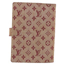 LOUIS VUITTON Monogram Mini Agenda PM Dagplannerhoes Rood R20912 Auth BA13432-2