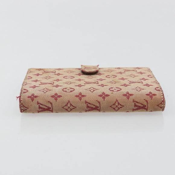 LOUIS VUITTON Monogram Mini Agenda PM Dagplannerhoes Rood R20912 Auth BA13432