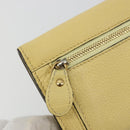 Chloe Long Wallet Leather Yellow Auth BA13434A-12