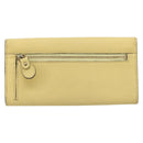 Chloe Long Wallet Leather Yellow Auth BA13434A-3