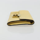 Chloe Long Wallet Leather Yellow Auth BA13434A-4