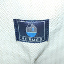 HERMES Schoudertas Epope Wol Blauw Auth BA13435M-20