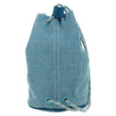 HERMES Schoudertas Epope Wol Blauw Auth BA13435M-2