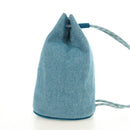 HERMES Schoudertas Epope Wol Blauw Auth BA13435M-4