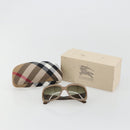 BURBERRY Nova Check Sunglasses plastic Brown Auth BA13436M-12