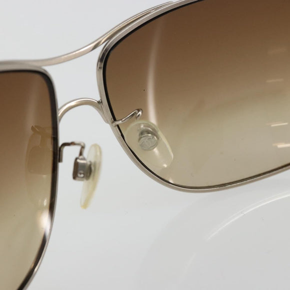 CHANEL Sunglasses plastic Brown CC Auth BA13437M