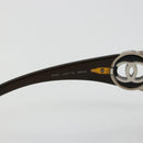 CHANEL Sunglasses plastic Brown CC Auth BA13437M-11