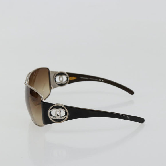 CHANEL Sunglasses plastic Brown CC Auth BA13437M