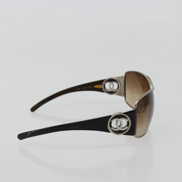 CHANEL Sunglasses plastic Brown CC Auth BA13437M