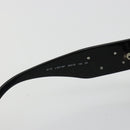 CHANEL Camelia Sunglasses plastic Black CC Auth BA13438-11