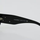 CHANEL Camelia Sunglasses plastic Black CC Auth BA13438-8
