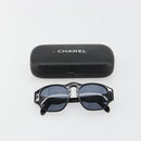 CHANEL Sunglasses plastic Black CC Auth BA13439-11