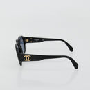 CHANEL Sunglasses plastic Black CC Auth BA13439-4