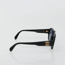 CHANEL Sunglasses plastic Black CC Auth BA13439-5