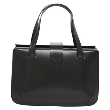 BALLY Hand Bag Leather Black Auth BA1344 - 0