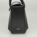 BALLY Hand Bag Leather Black Auth BA1344-3