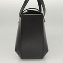 BALLY Hand Bag Leather Black Auth BA1344-4