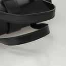 BALLY Hand Bag Leather Black Auth BA1344-7