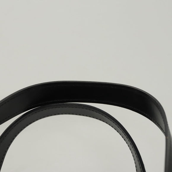 BALLY Hand Bag Leather Black Auth BA1344