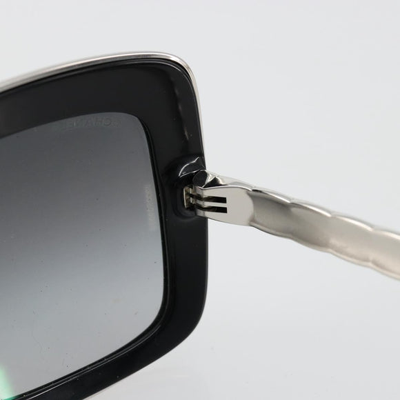 CHANEL Sunglasses plastic Black CC Auth BA13441M