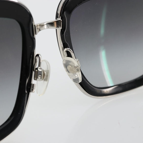 CHANEL Sunglasses plastic Black CC Auth BA13441M