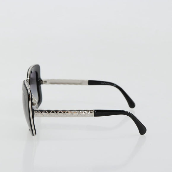 CHANEL Sunglasses plastic Black CC Auth BA13441M