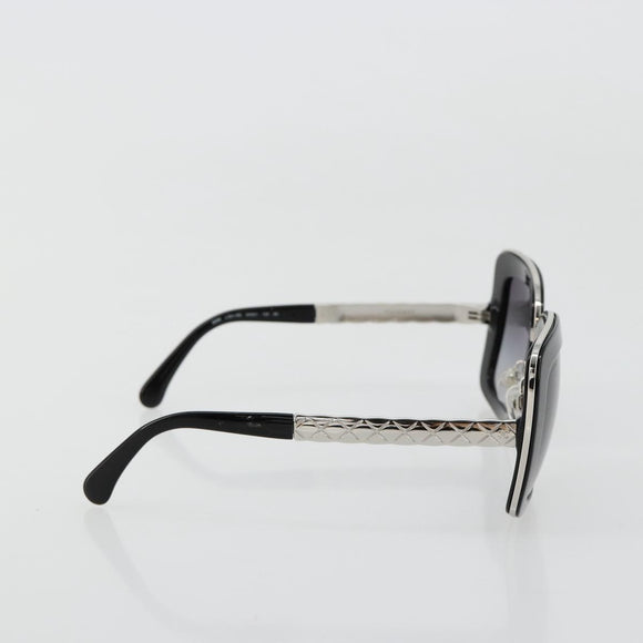 CHANEL Sunglasses plastic Black CC Auth BA13441M