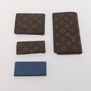 LOUIS VUITTON Monogram Epi Wallet 8 Set Green Blue LV Auth BA13442-14