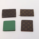 LOUIS VUITTON Monogram Epi Wallet 8 Set Green Blue LV Auth BA13442-3