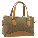 GUCCI GG Canvas Hand Bag Beige Gold 000 3754 0281 Auth BA13448-1