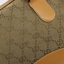 GUCCI GG Canvas Hand Bag Beige Gold 000 3754 0281 Auth BA13448-8
