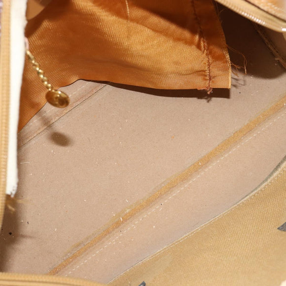 GUCCI GG Canvas Hand Bag Beige Gold 000 3754 0281 Auth BA13448