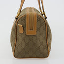 GUCCI GG Canvas Hand Bag Beige Gold 000 3754 0281 Auth BA13448-3
