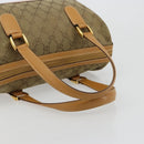 GUCCI GG Canvas Hand Bag Beige Gold 000 3754 0281 Auth BA13448-7
