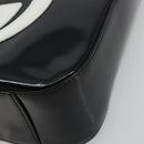 GUCCI Hand Bag Patent leather Black Silver Auth BA13449-14