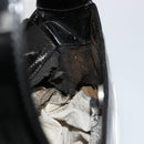 GUCCI Hand Bag Patent leather Black Silver Auth BA13449-18