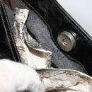 GUCCI Hand Bag Patent leather Black Silver Auth BA13449-12