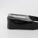 GUCCI Hand Bag Patent leather Black Silver Auth BA13449-3