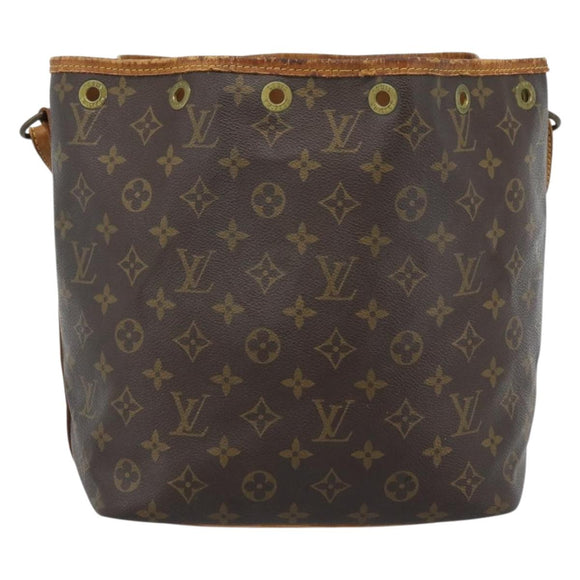 LOUIS VUITTON Monogram Petit Noe Shoulder Bag M42226 LV Auth BA13450